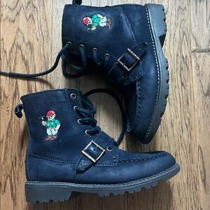 Polo Ralph Lauren GS Boys  Ranger Bear Boots Navy